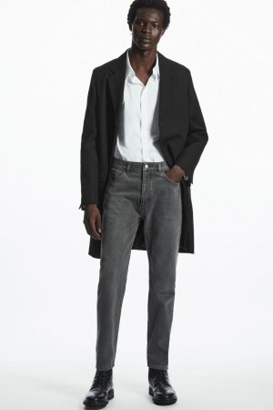 Blugi Barbati COS Pillar - Tapered Negrii | EDXQB-3809