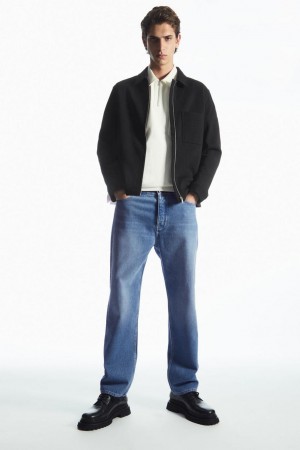 Blugi Barbati COS Signature - Drept Albastri | JSPDG-3702