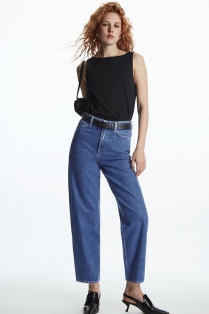Blugi Dama COS Arch - Tapered Albastri | NISMP-4768