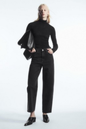 Blugi Dama COS Arch - Tapered Negrii | GIKPU-3572