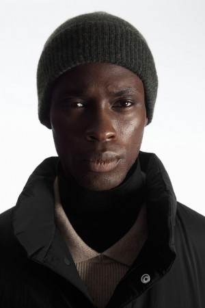 Caciula Barbati COS Pure Cashmere Gri Inchis | LNFTO-0736