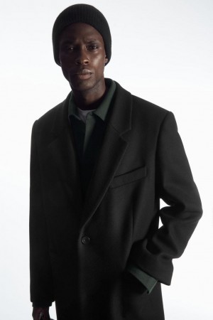 Caciula Barbati COS Pure Cashmere Negrii | SLXTO-6817