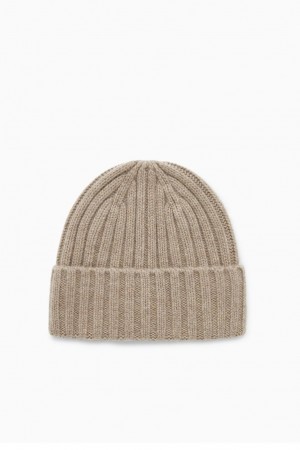 Caciula Dama COS Grosolan Pure Cashmere Bej | AKGMY-1432