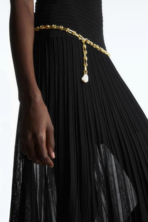Curea Dama COS Freshwater Pearl Chain Aurii | PJBAW-3402