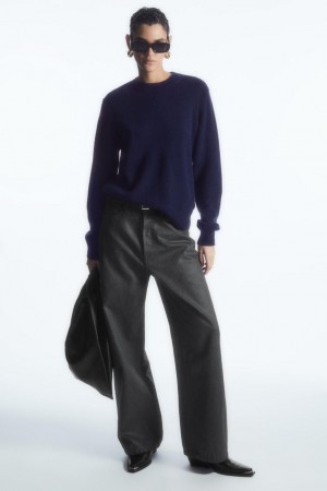 Jumpers Dama COS Pure Cashmere Bleumarin | IATDS-1273