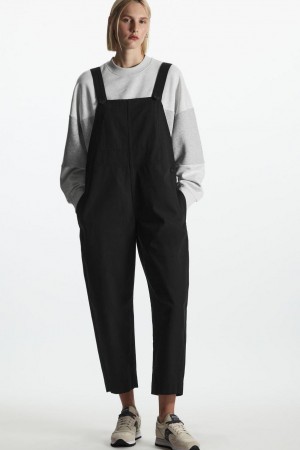 Pantaloni Dama COS Barrel-leg Negrii | XJMVW-8102
