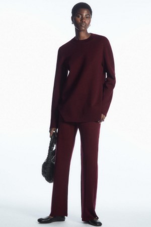 Pantaloni Dama COS Milano-knit Visinii | VFJPL-6897