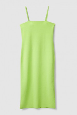 Rochie Dama COS Midi Tube Verzi Deschis | PVDYE-6148