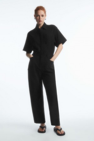 Salopeta Dama COS Jersey Utility Negrii | SAWQE-3109