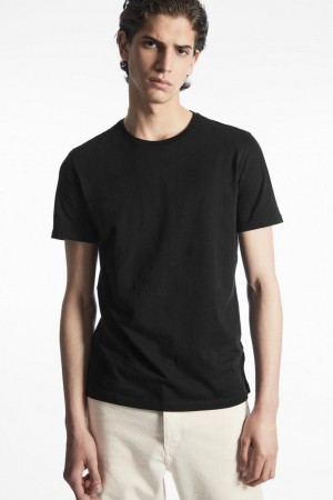 Tricou Barbati COS 3-pack The Extra Fine Negrii | BWKIJ-7689
