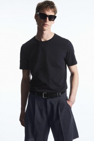 Tricou Barbati COS The Extra Fine Bleumarin | LXVAK-4971
