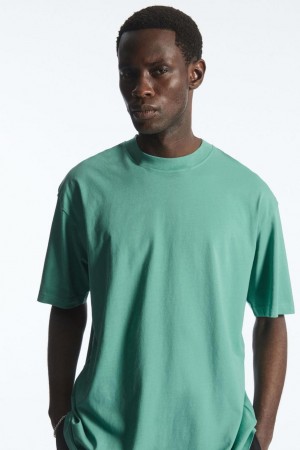 Tricou Barbati COS The Super Slouch Verzi | VZPLK-2396