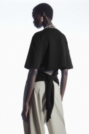 Tricou Dama COS The Bow Back Negrii | PCTLS-5271