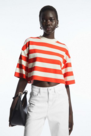 Tricou Dama COS The High Line Albi Portocalii | BPUGR-4163