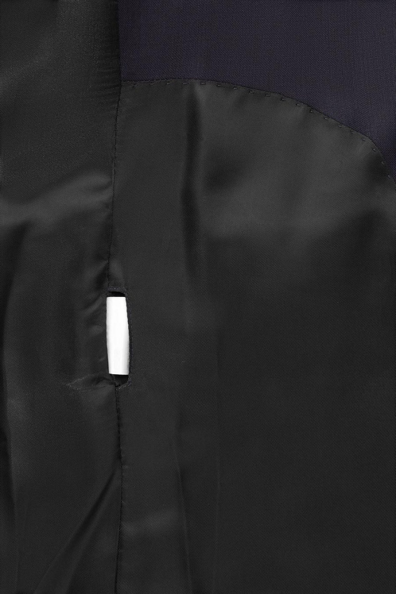 Blazer Dama COS Double-breasted Lână Bleumarin | FEPSN-8201