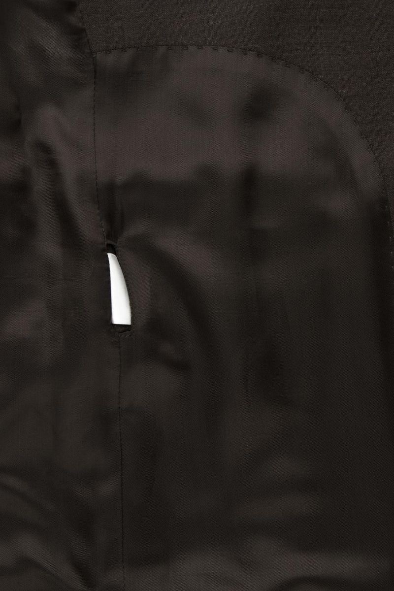Blazer Dama COS Double-breasted Lână Maro Inchis | PCVAD-6504