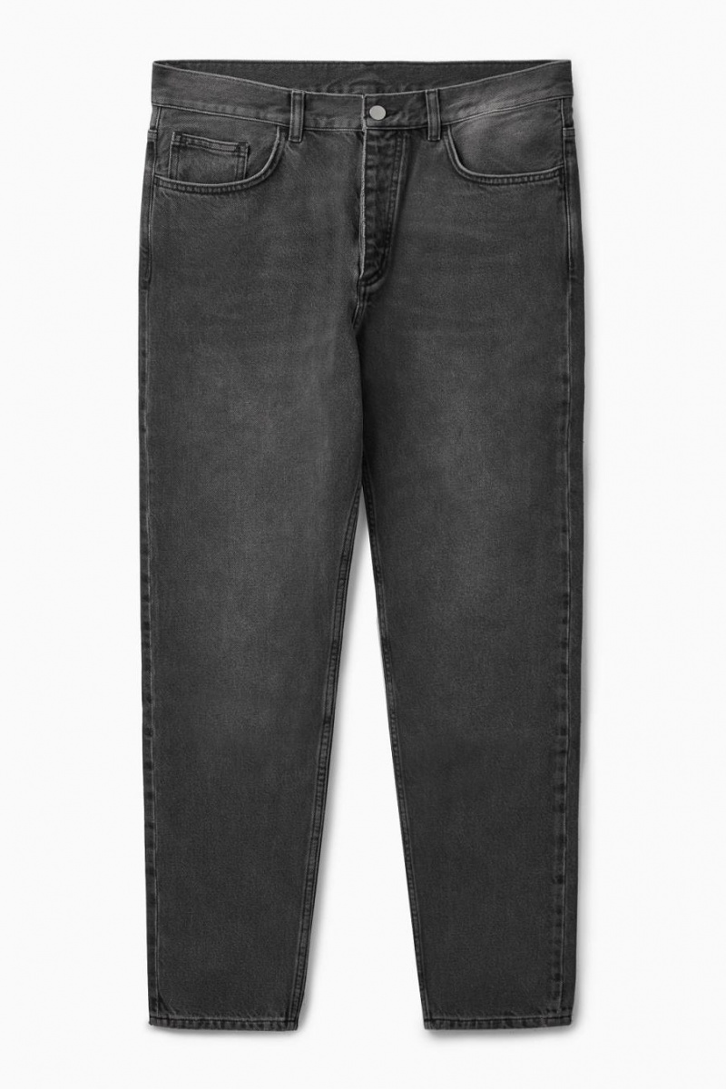 Blugi Barbati COS Pillar - Tapered Negrii | RAFYH-9248