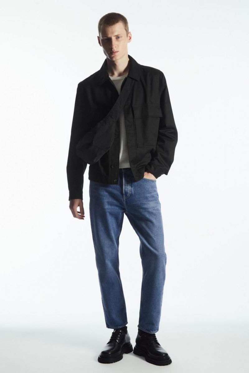 Blugi Barbati COS Skim - Drept Albastri | PLWKH-3148