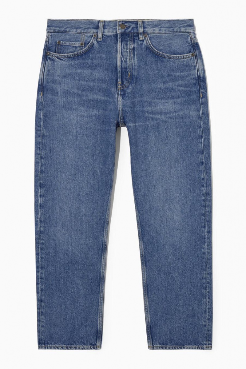 Blugi Barbati COS Skim - Drept Albastri | PLWKH-3148