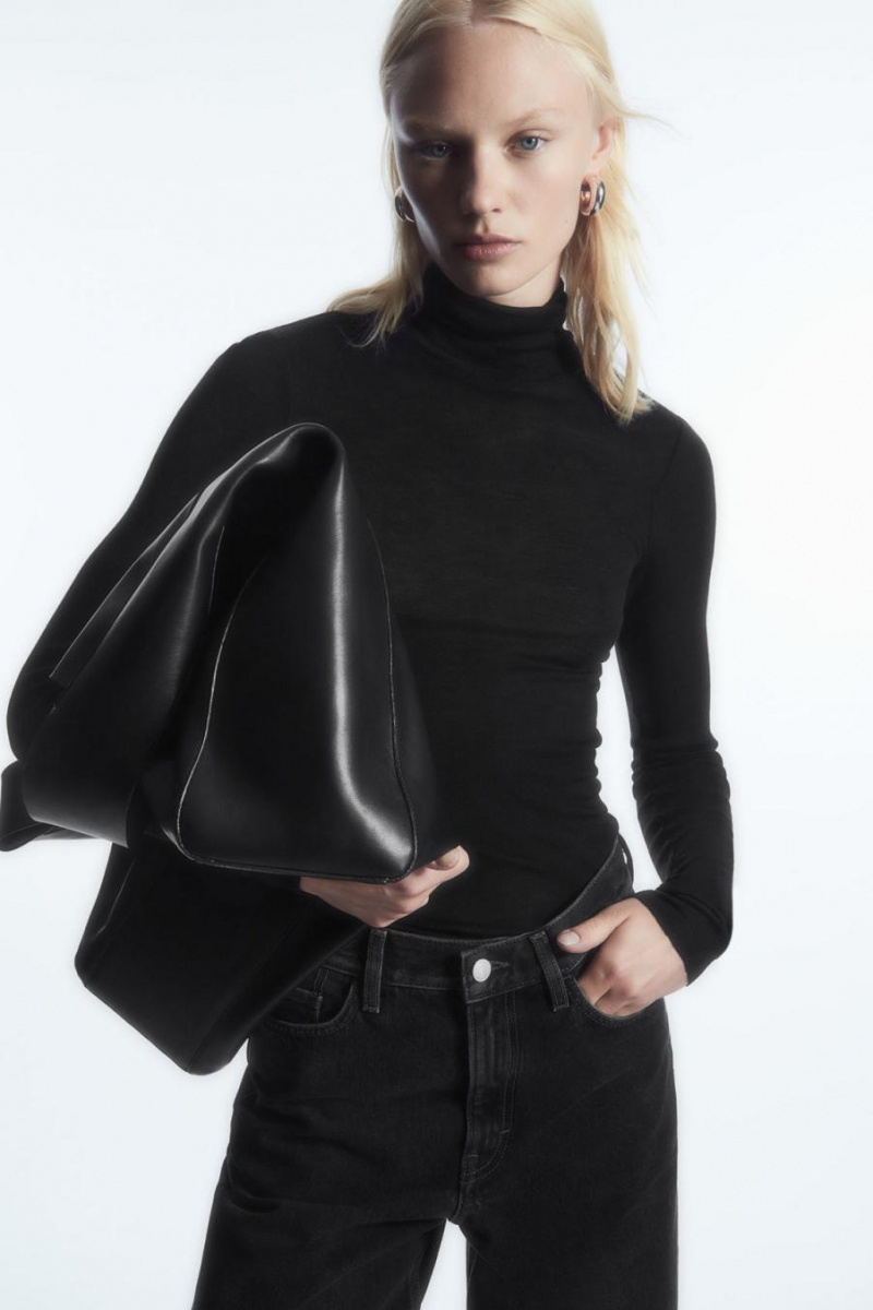 Blugi Dama COS Arch - Tapered Negrii | GIKPU-3572