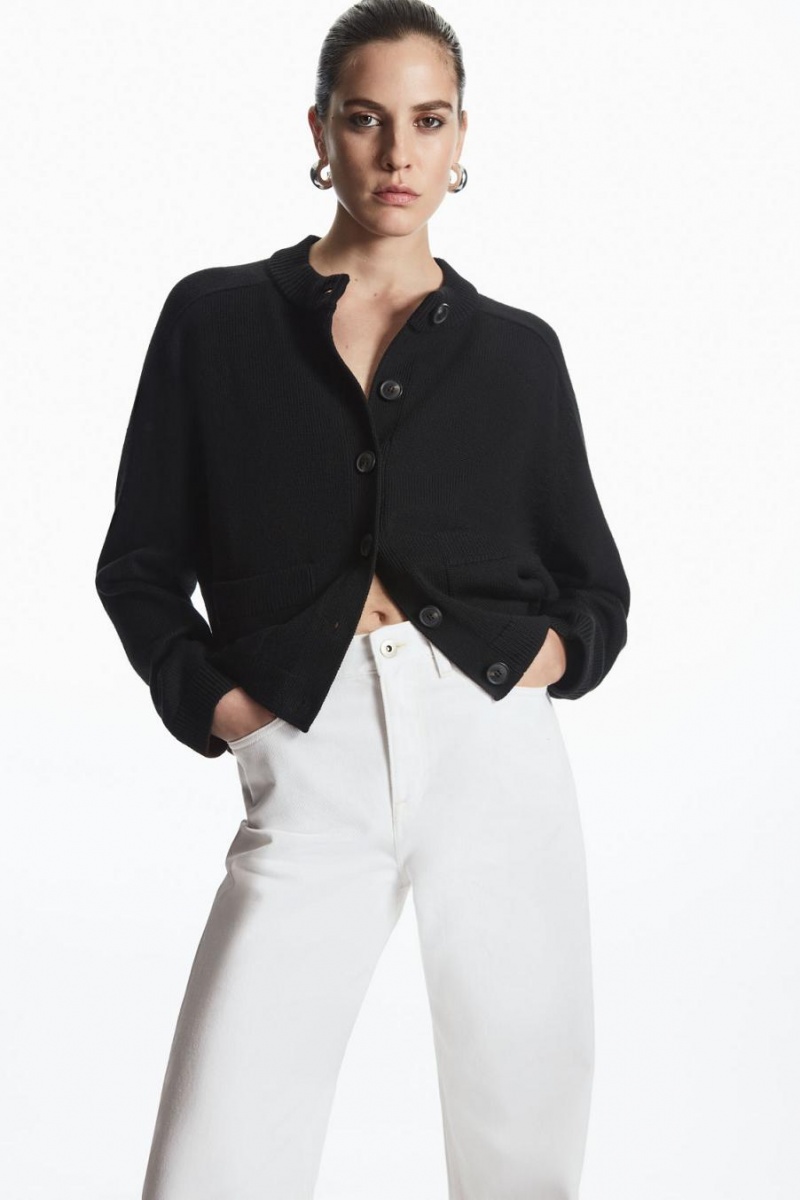 Blugi Dama COS Column - Drept Albi | IXGJD-1246