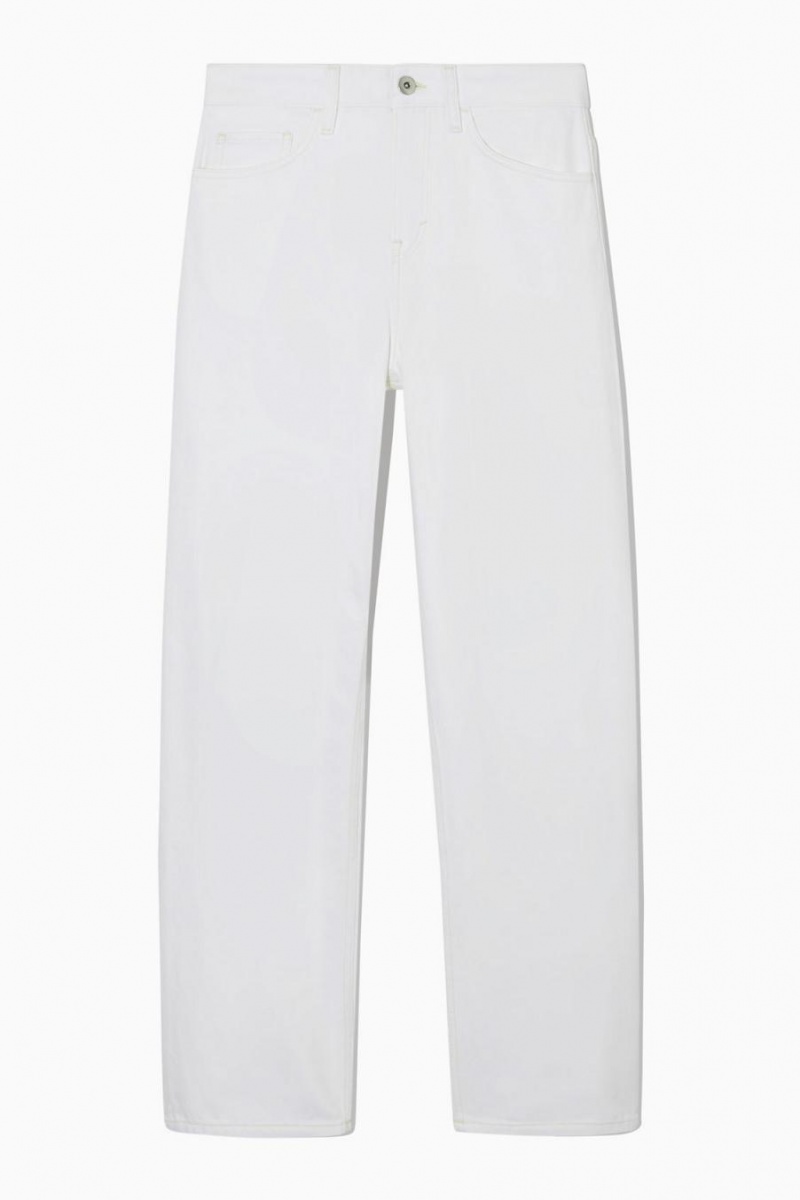 Blugi Dama COS Column - Drept Albi | IXGJD-1246