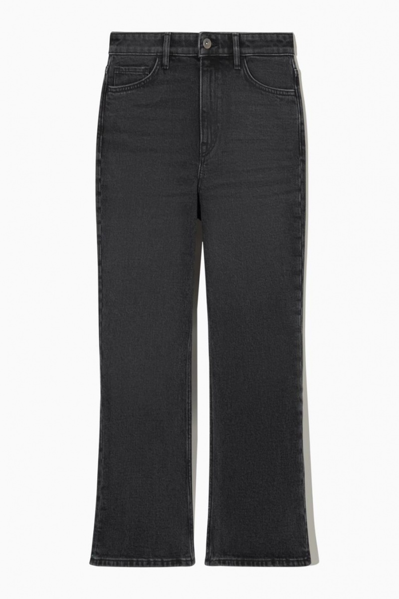 Blugi Dama COS Kick-flare Ankle-length Negrii | JOKAD-6208