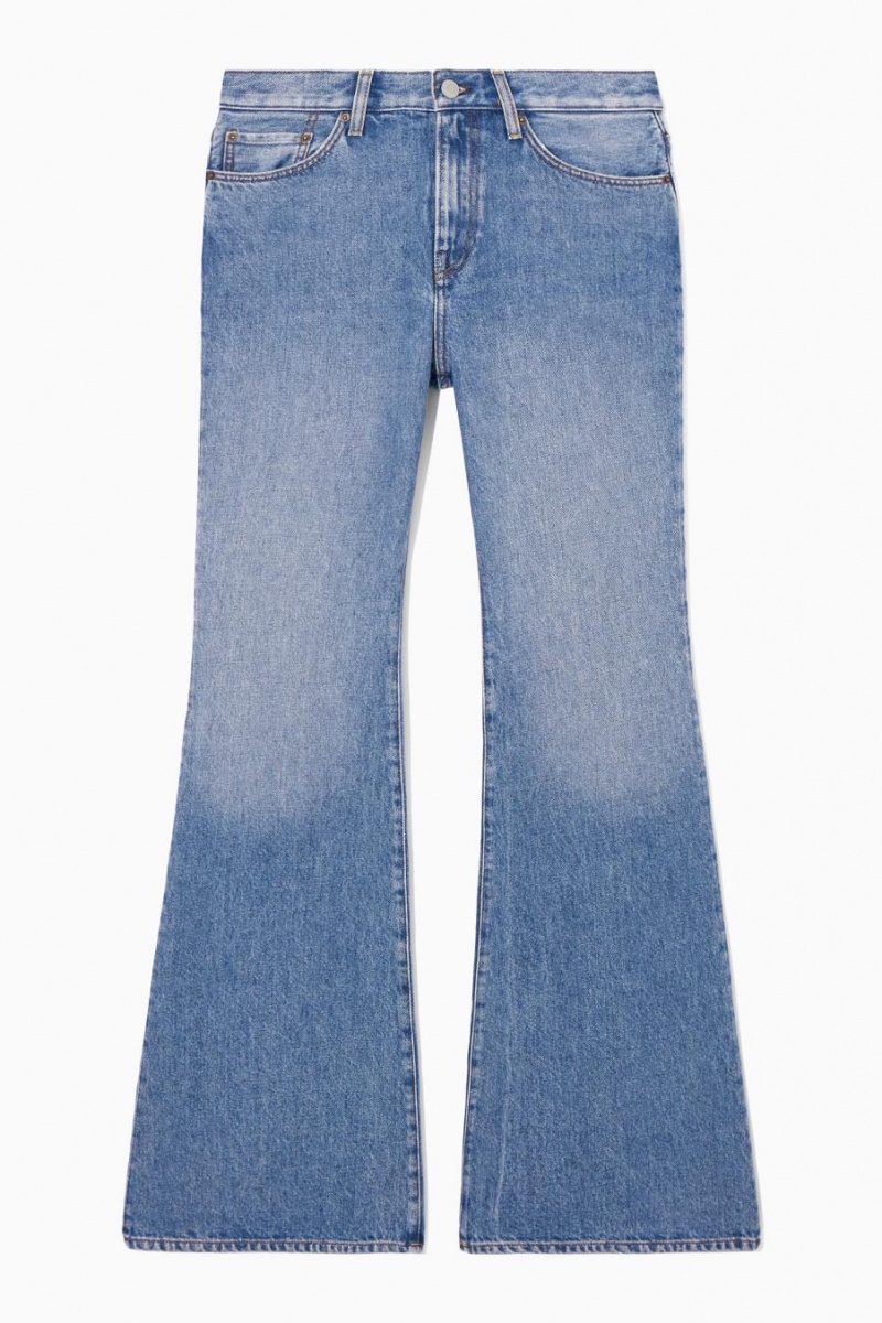 Blugi Dama COS Spire - Bootcut Albastri Deschis | RABWC-9586