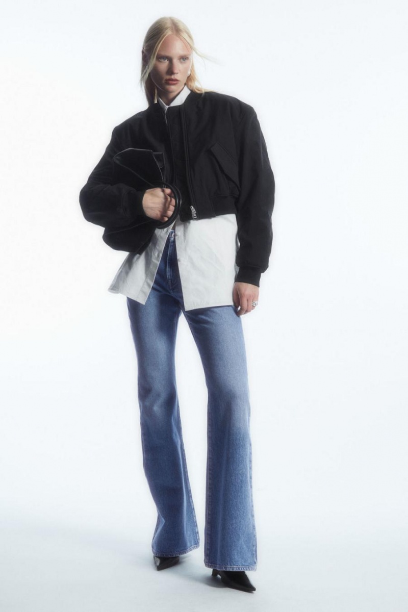 Blugi Dama COS Spire - Bootcut Albastri Deschis | RABWC-9586