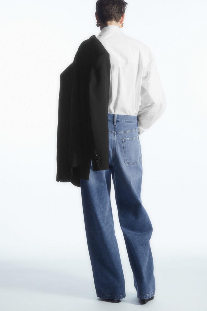 Blugi Dama COS Volume - Largi Albastri Deschis | LCGBW-0348