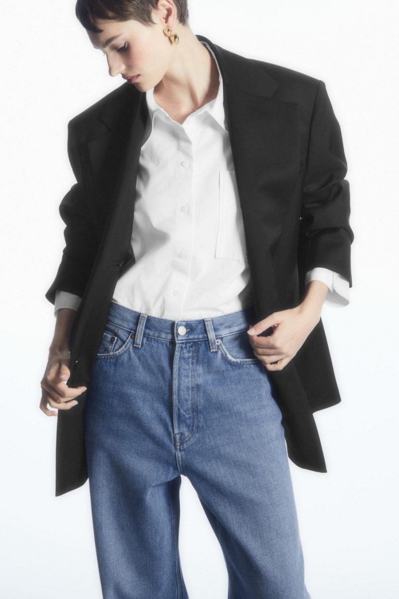 Blugi Dama COS Volume - Largi Albastri Deschis | LCGBW-0348