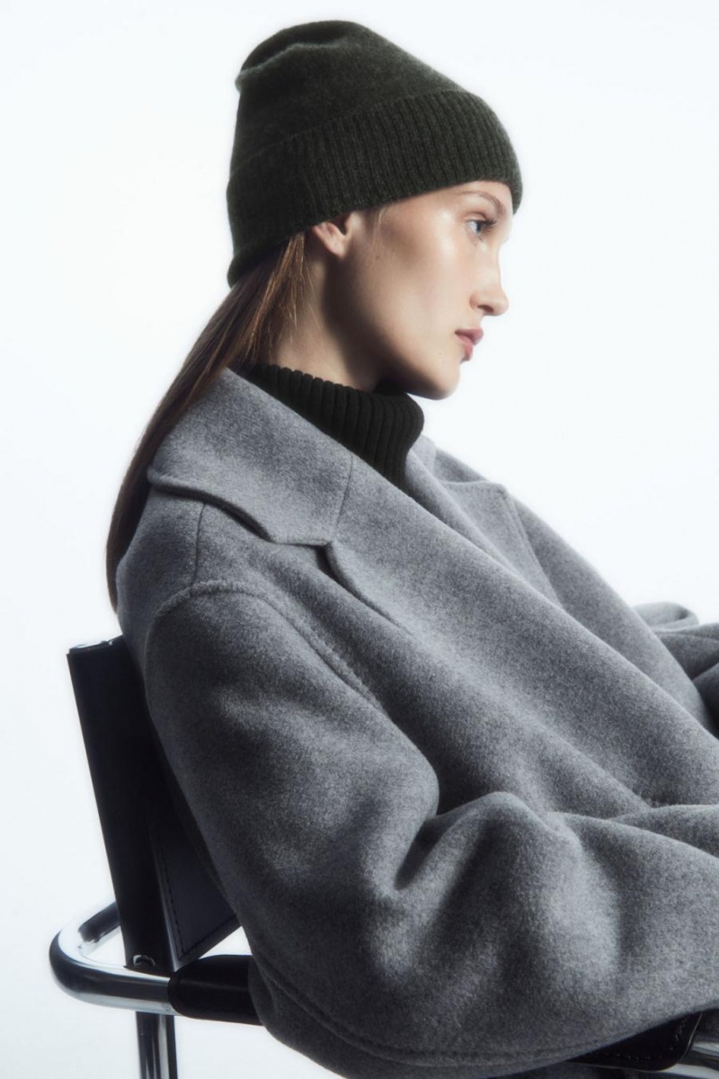 Caciula Dama COS Pure Cashmere Gri Inchis | RPTYI-8312