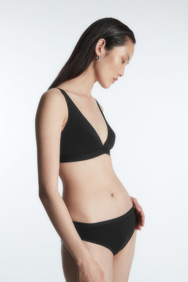 Chiloți Dama COS 3-pack Organic Bumbac Negrii | ZGFIK-3247