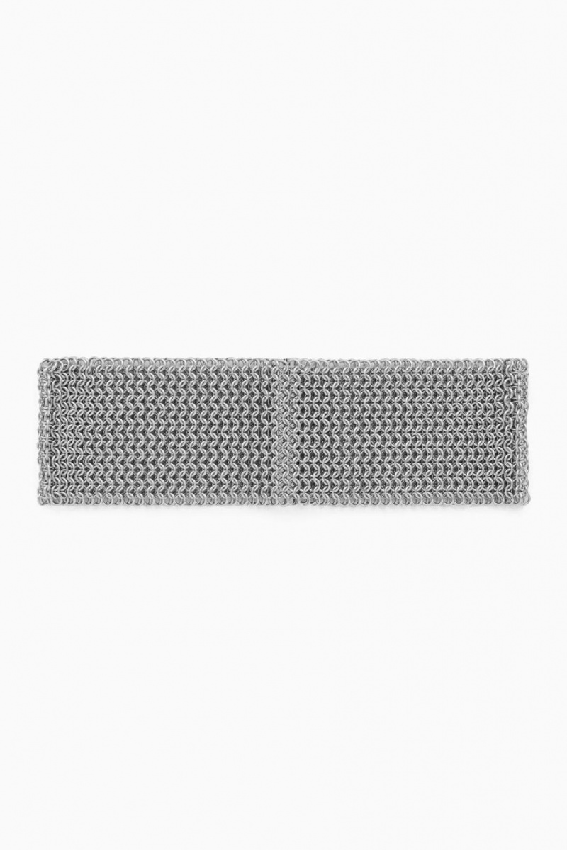 Choker Dama COS Chainmail Argintii | LWIFP-9386