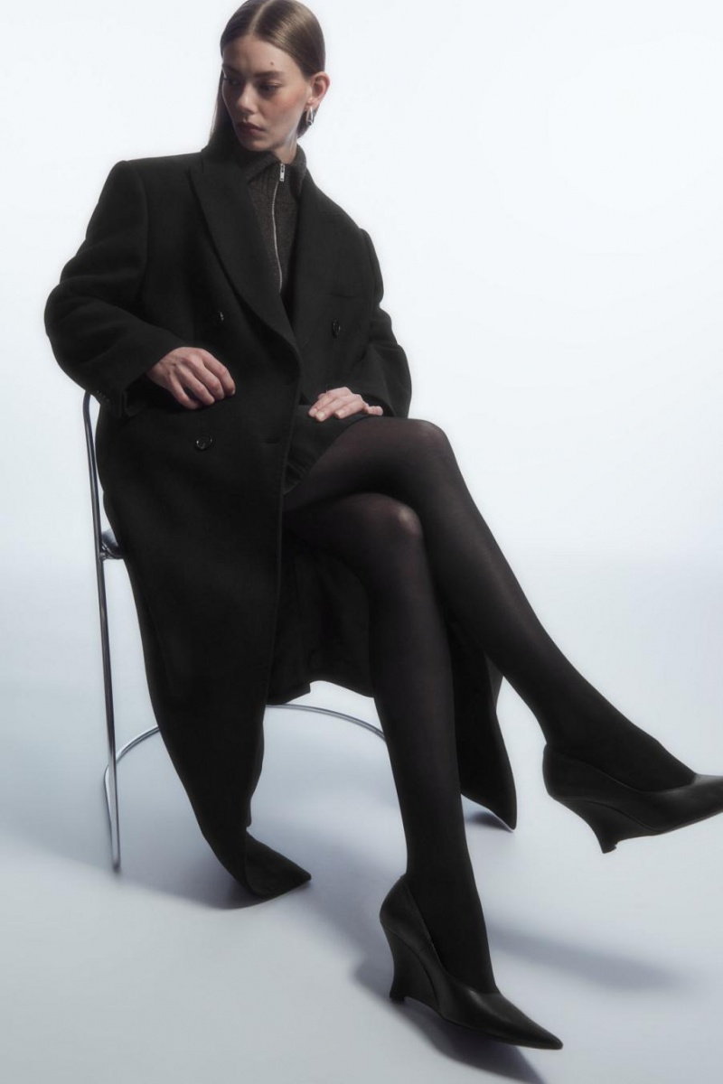 Colanti Dama COS Sheertex Semi-sheer Negrii | SKRCO-7238