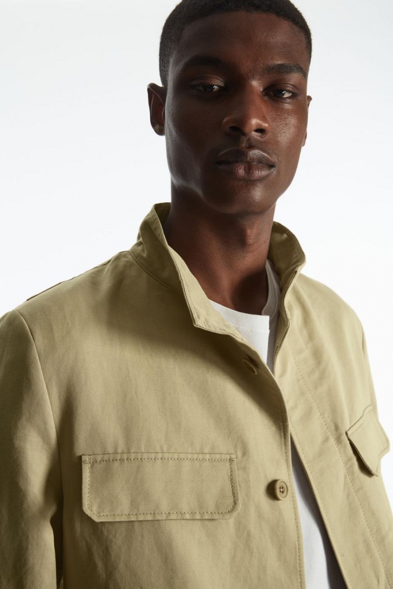 Geaca Barbati COS Linen Field Bej | DPNYR-8637