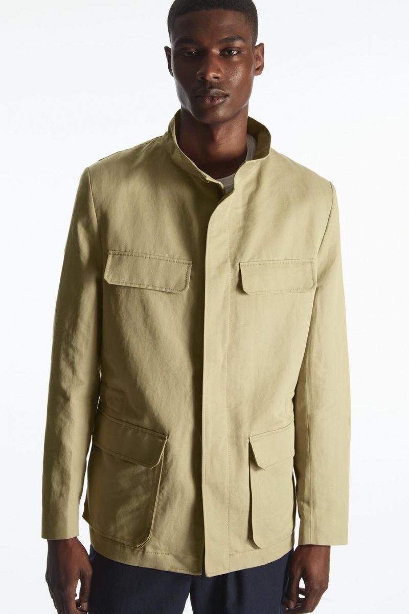Geaca Barbati COS Linen Field Bej | DPNYR-8637