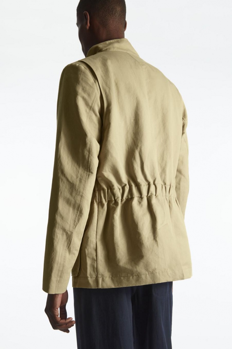 Geaca Barbati COS Linen Field Bej | DPNYR-8637