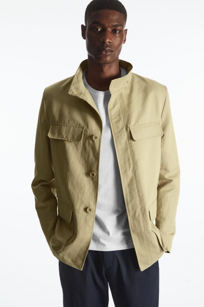 Geaca Barbati COS Linen Field Bej | DPNYR-8637