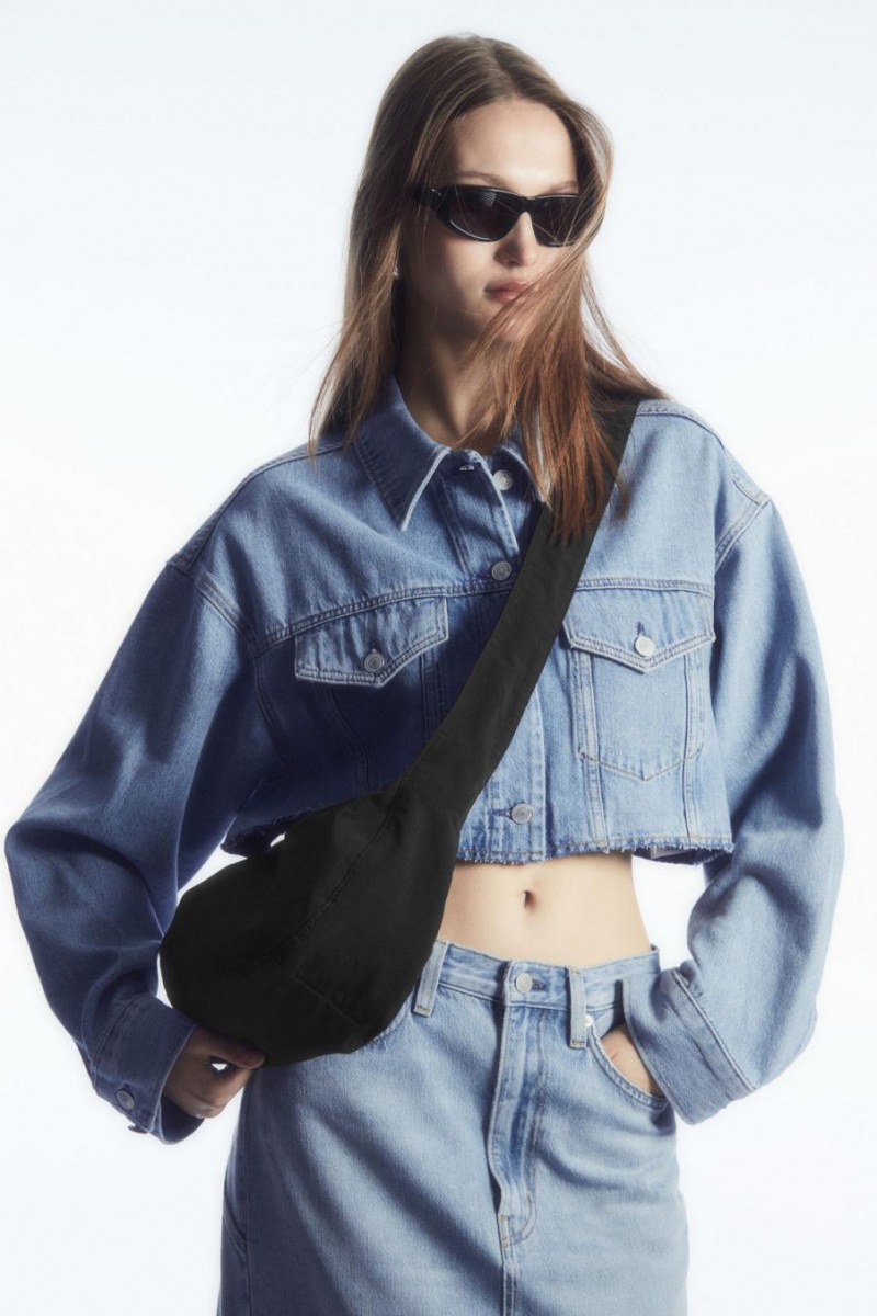 Geanta Barbati COS Crossbody Saddle - Nailon Negrii | PKTAV-4638