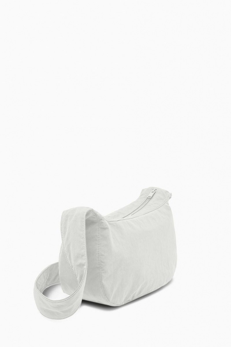 Geanta Barbati COS Crossbody Saddle - Nailon Gri | IUJAB-6275