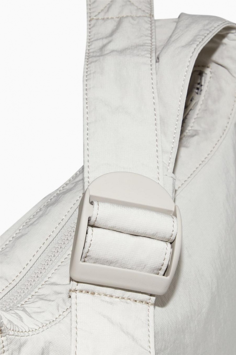 Geanta Barbati COS Crossbody Saddle - Nailon Gri | IUJAB-6275