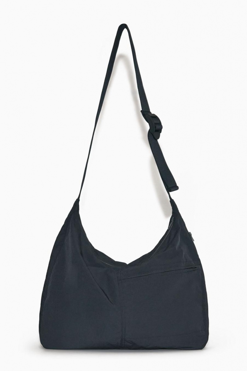 Geanta Barbati COS Slouchy Nailon Messenger Bleumarin | DXWRC-0264