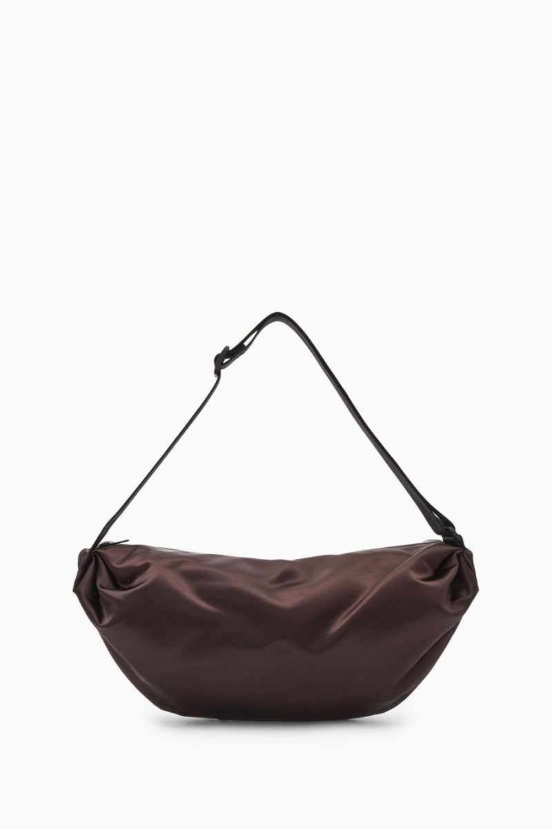 Geanta Dama COS Crossbody - Nailon Maro Inchis | LRSUH-6985