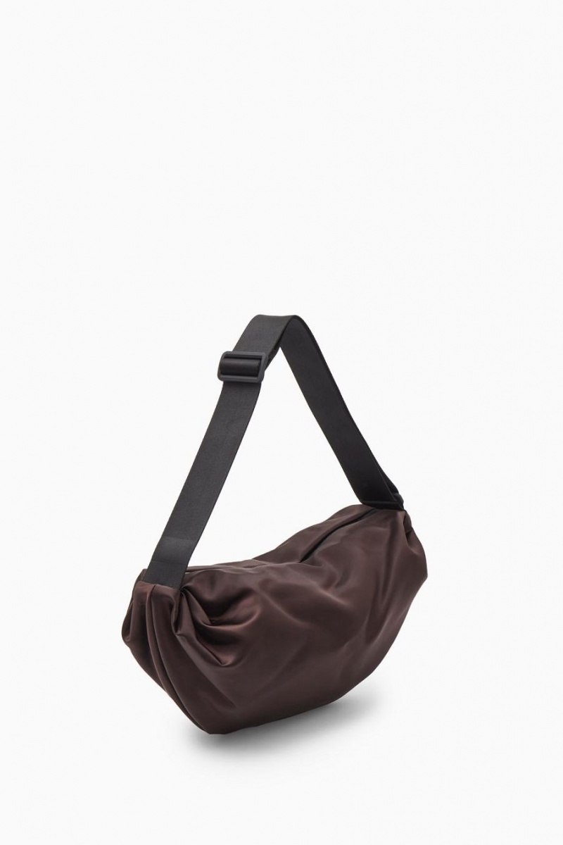 Geanta Dama COS Crossbody - Nailon Maro Inchis | LRSUH-6985
