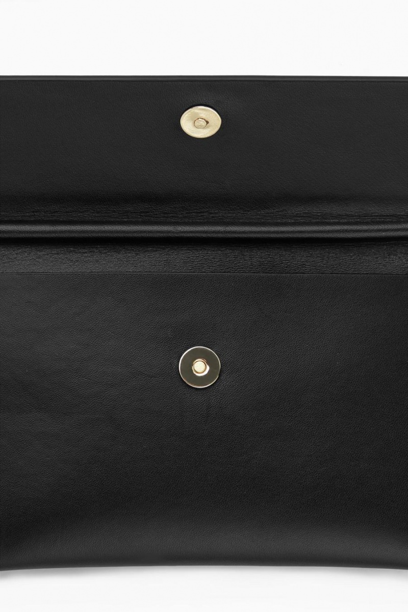 Geanta Dama COS Knotted Crossbody - Piele Negrii | LYPXD-8279