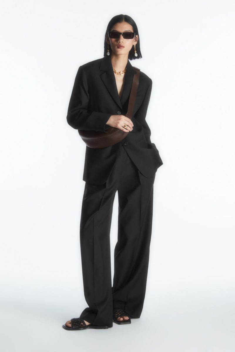 Geanta Dama COS Swing - Piele Maro Inchis | HLBRO-1679