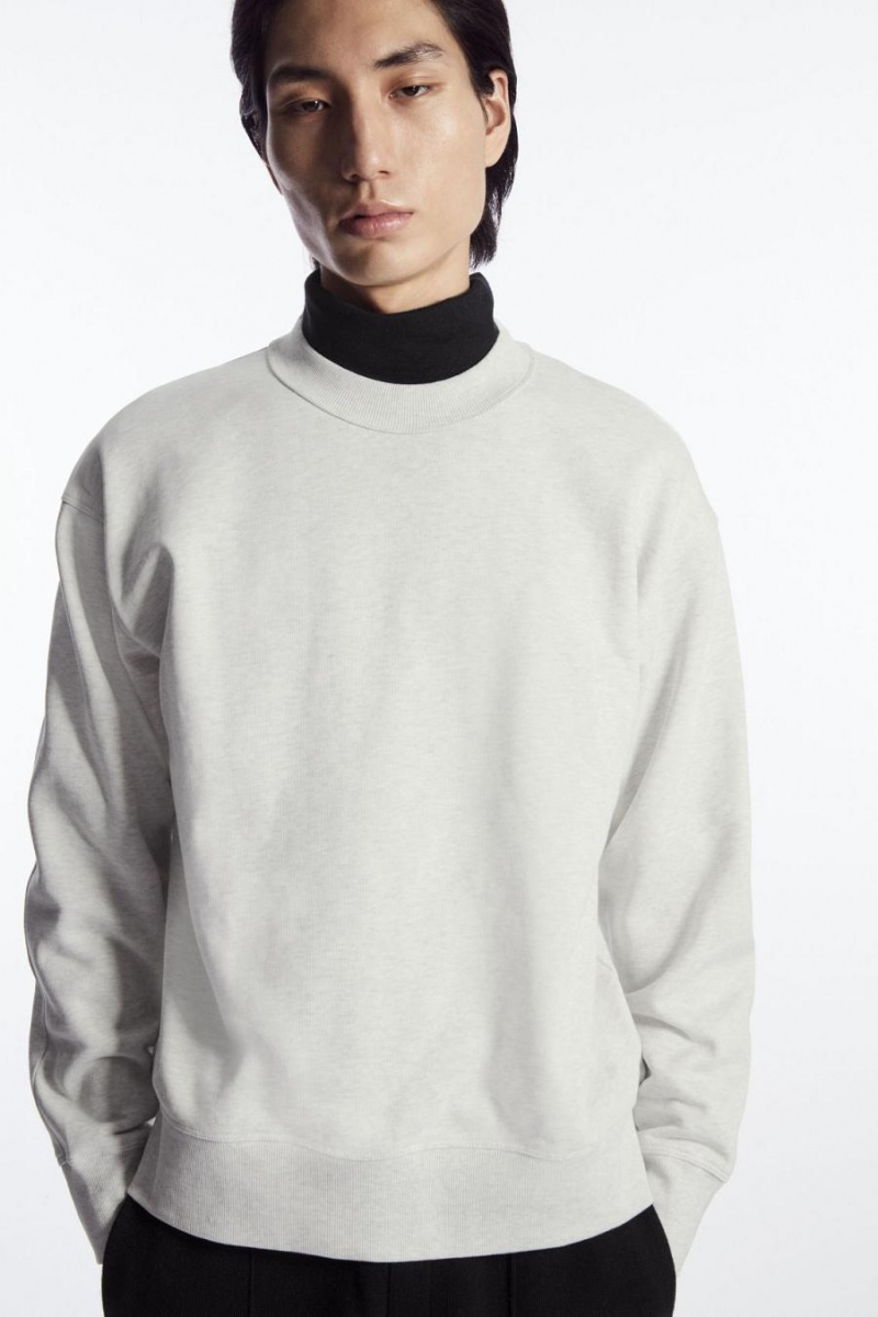 Hanorac Barbati COS Mock-neck Gri | MAILR-9752