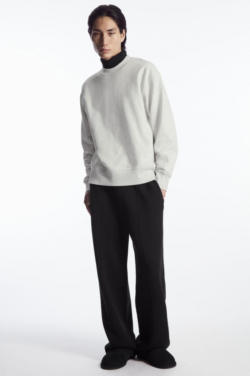 Hanorac Barbati COS Mock-neck Gri | MAILR-9752