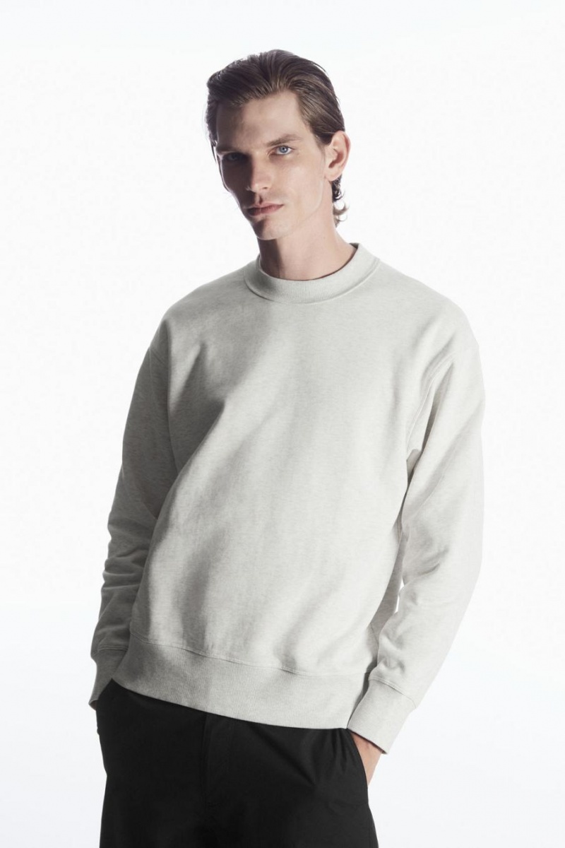 Hanorac Barbati COS Mock-neck Gri | MAILR-9752